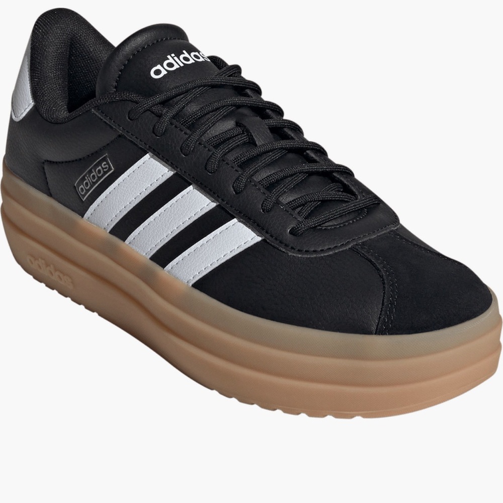 Adidas Women's VL COURT BOLD Black and White Sneakers